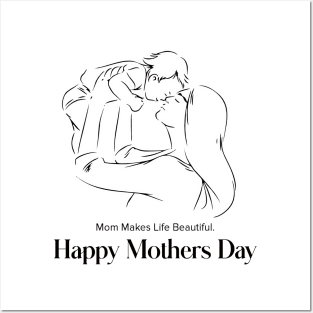 happy mother day Posters and Art